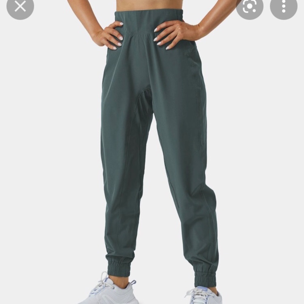 SOLD Halara high waisted elastic joggers slate blue